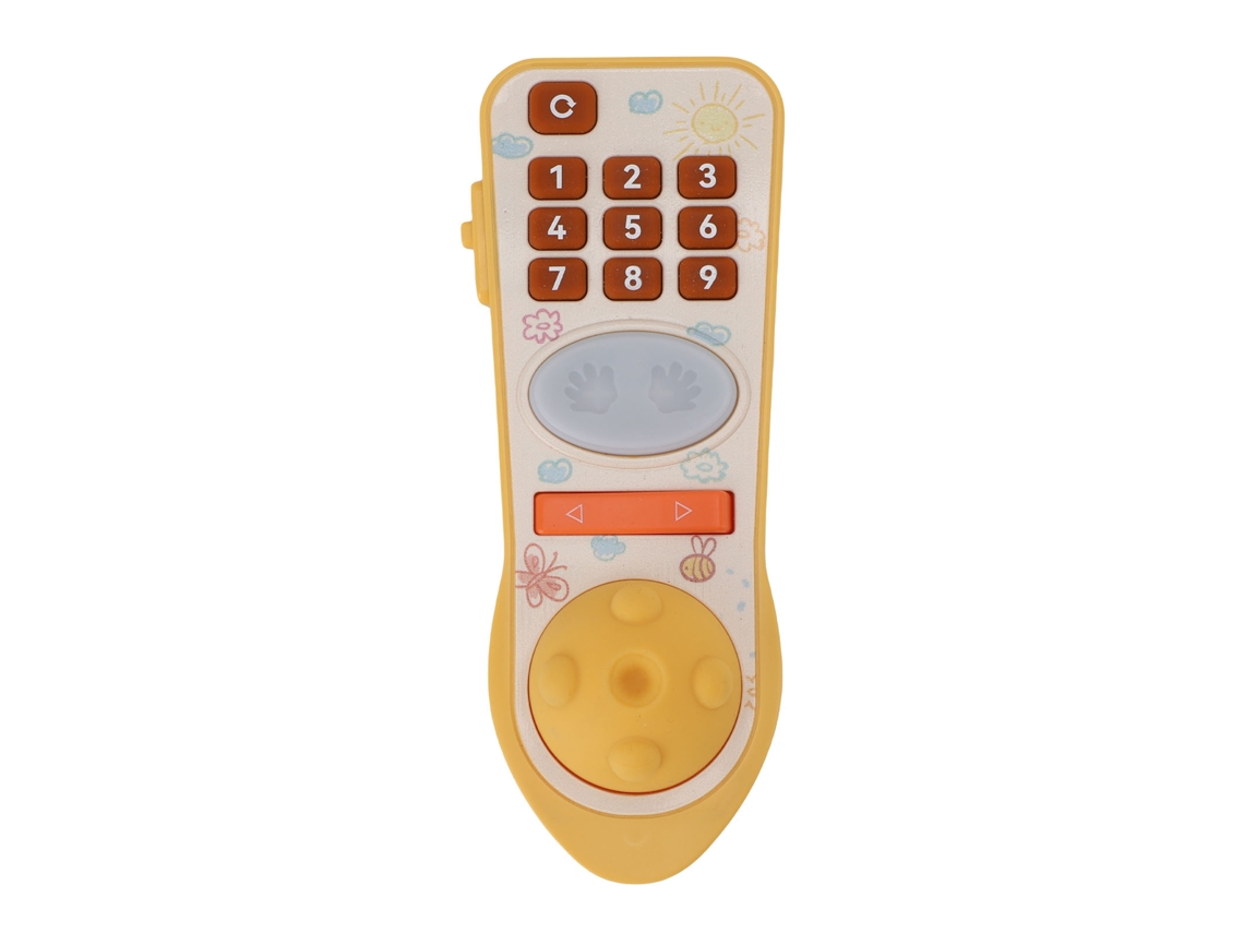 Primerox brinquedo Controle Remoto de Tv Simulado para Bebê com Música Luz e Aprendizado Educativo