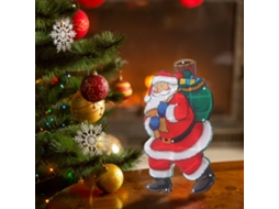 Laxescreed Luzes De Natal Led Com Copo Para Janela E Ventosa, Alimentadas Por Pilhas