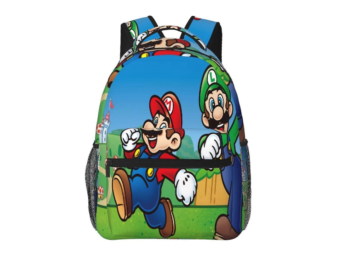 Mochila Mario Para Estudantes, Leve E Estilosa, À Prova Dágua E Com Alças Respiráveis. H214 Olysi Shop