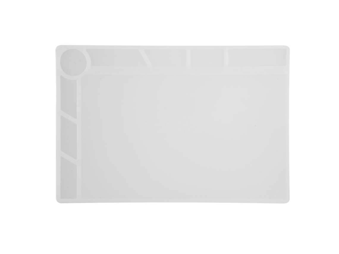 Tapete De Mesa Com Almofada De Silicone Para Isolamento Térmico Plataforma De Manutenção Para Reparo 34*23cm