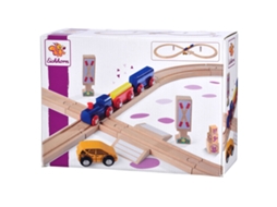Conjunto De Figuras Eichhorn Train Track Com 8 Peças E 27 Componentes.