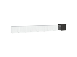 Vidaxl Galinheiro 900x91x100 Cm Aço Galvanizado Antracite