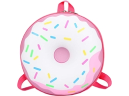 Mochila Em Formato De Donut Para Meninos E Meninas, Mochila Portátil Com Bolso.