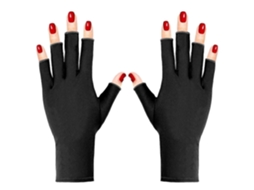 Luvas Anti Uv para Luz da Lâmpada de Unha, Sem Dedos Unhas Gel, Unha Proteger Sua P GOKOCO