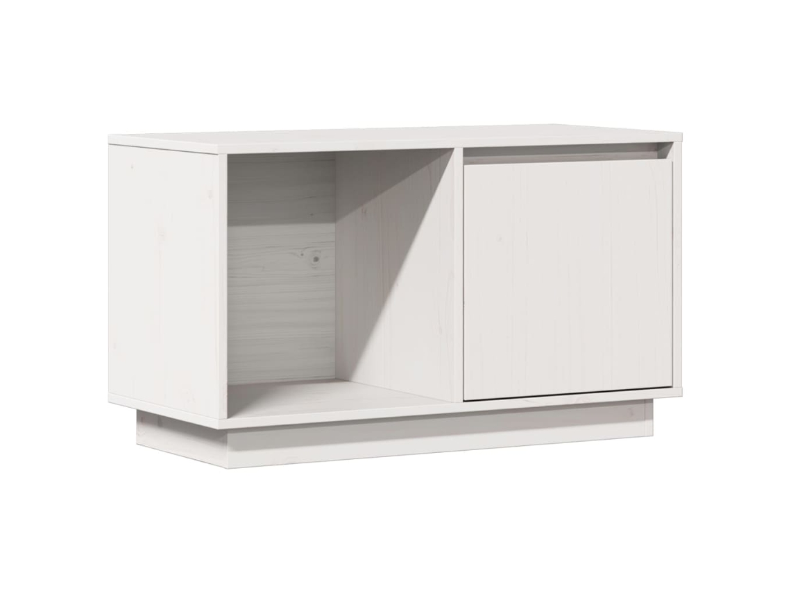 TV Móvel na Madeira por Pinho Maciça Branco MAISON EXCLUSIVE (74x35x44 cm)