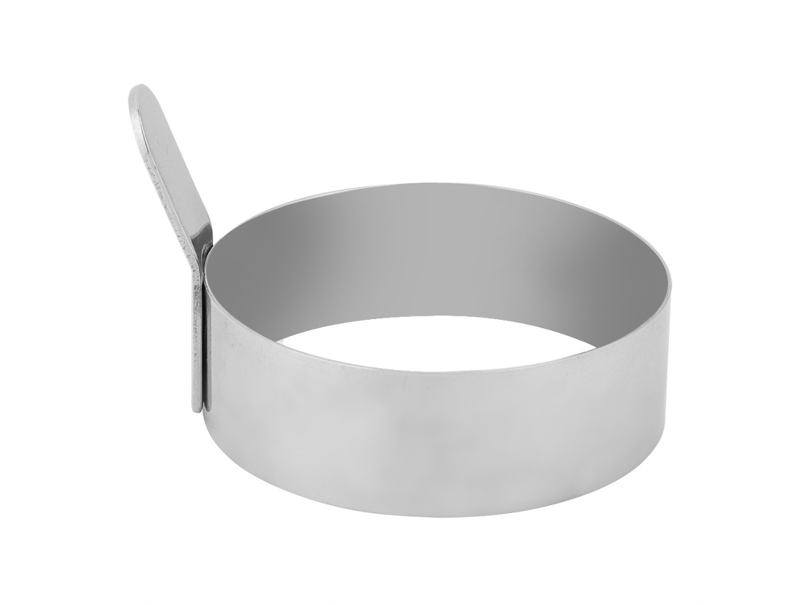 Mold de Aço Inoxidável para Ovo Frito e Panqueca Redonda Maker Grande