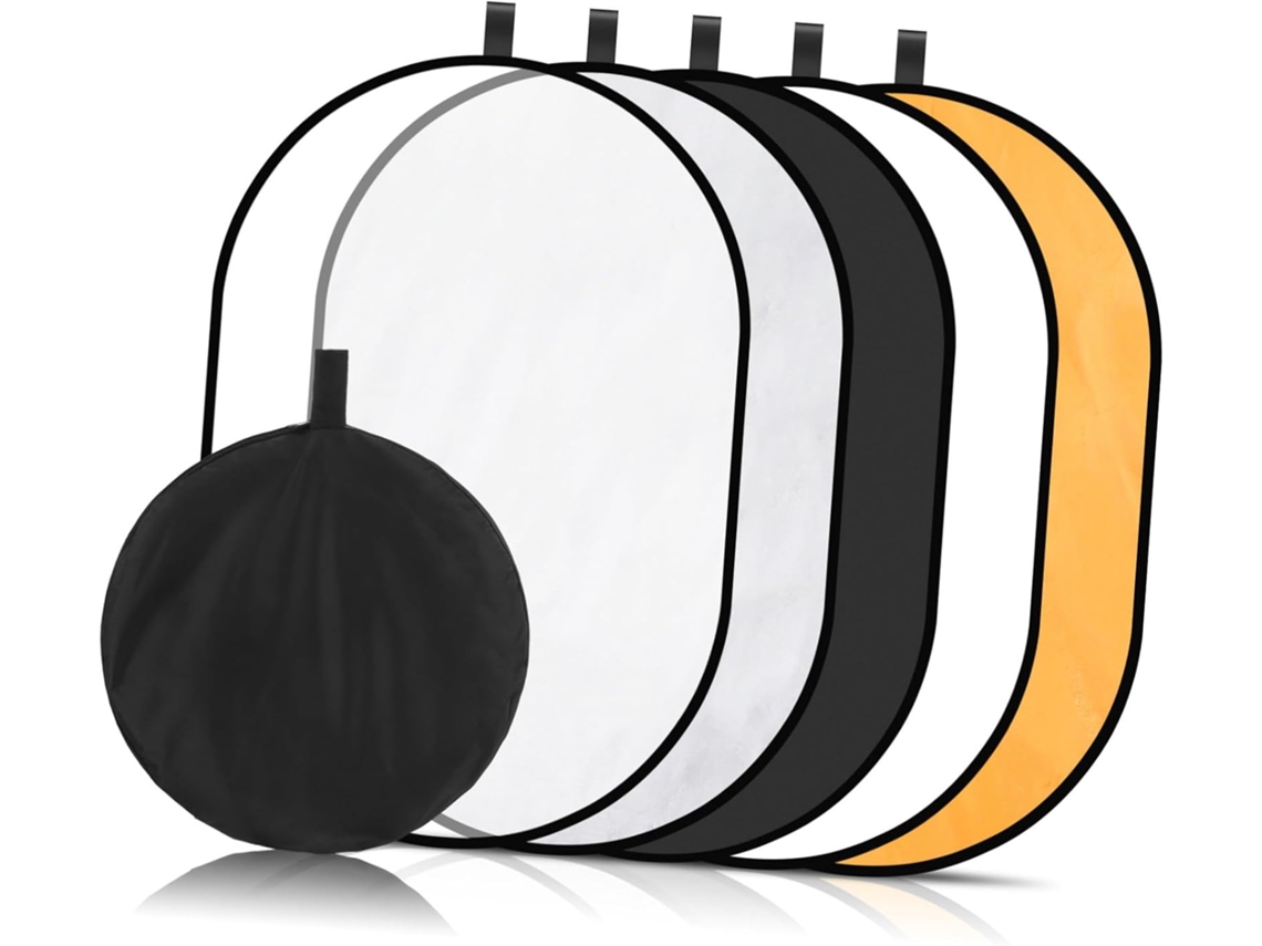 Refletor Portátil para Estúdio Fotográfico, Painel de Luz Multifuncional em Nylon. SFUSHOS