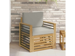 Vidaxl Conjunto De Sofás Para Exterior Poliéster Branco