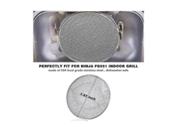Protetor Anti Salpicaduras de Aço Inoxidável Reutilizável para Ninja Foodi, Ig651, Acessórios de Parrilla Interior