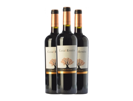 Vinho CASA DE LA ERMITA Petit Verdot Jumilla Crianza (0.75 L - 3 Unidades)