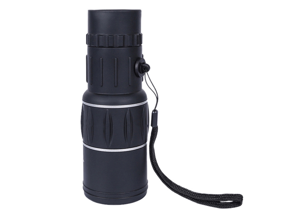 Monocular 16x52 HD Portátil, Ajuste de Foco, Visual Dupla, Compacto, Leve, Preto MARCA