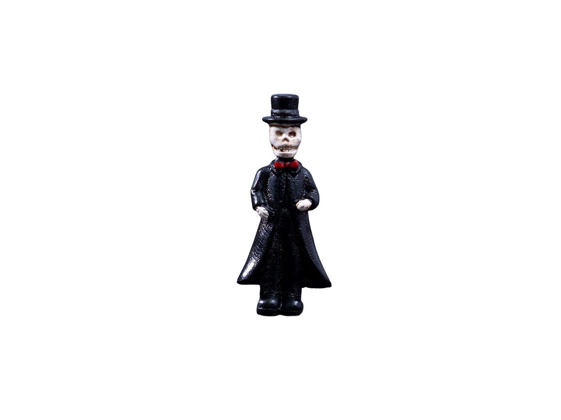 Laxiscreed: Decoração De Halloween Com Rastilho De Skeleton, Diy, Miniaturas Para Casais E Cenários Criativos