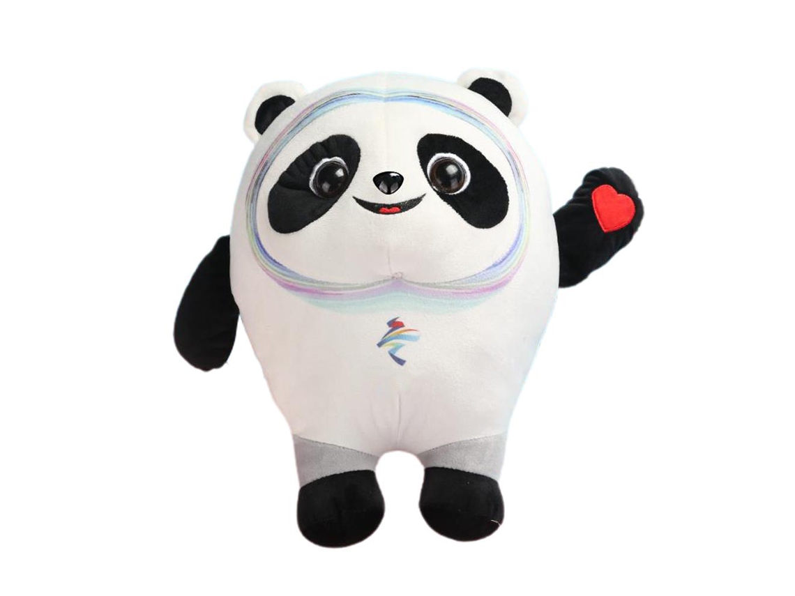 Primerox boneca Pelúcia Mascote Jogos Olímpicos de Inverno Branco/vermelho 30/50cm Presentes