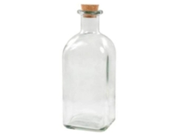 Garrafa De Vidro, Frasco Com Rolha, Reutilizável, Recarregável, Aguardente, Óleo, Água, Vinho, Whisky, Casamentos, 19,5 X 8 Cm, 725 Ml Acan