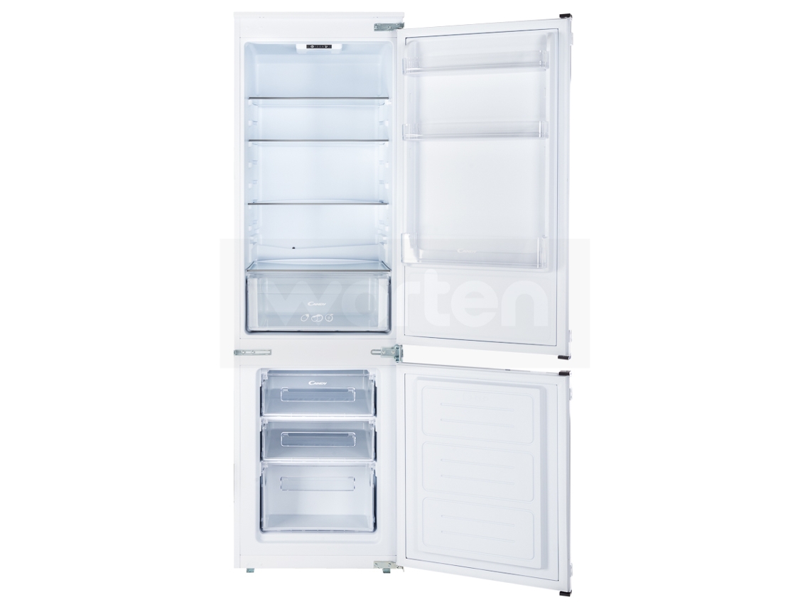 Frigorífico Combinado Encastre CANDY CKBBS 100/1 (Estático - 176.9 cm - 250 L - Branco)