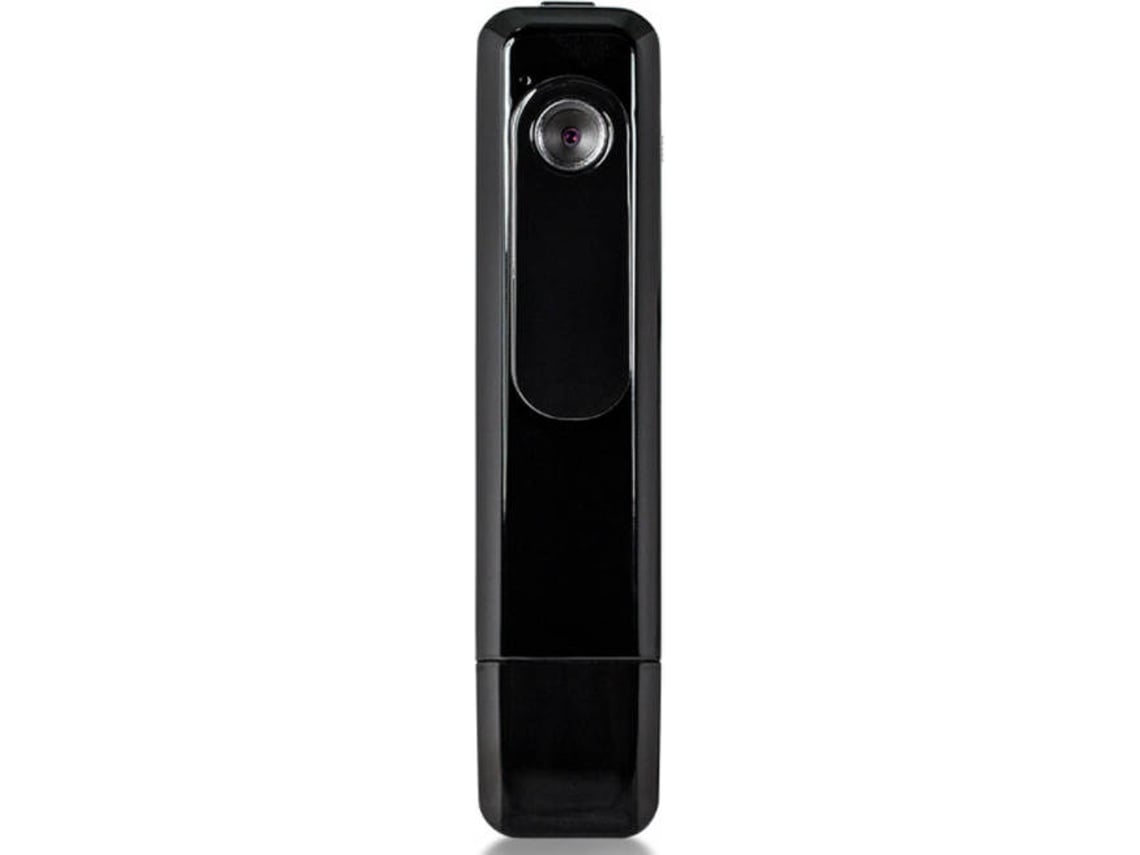 Mini Gravador de Voz Digital 1080P Hd Câmera Espiã Usb Câmera Oculta Multifuncional de Segurança Vestívelpreto