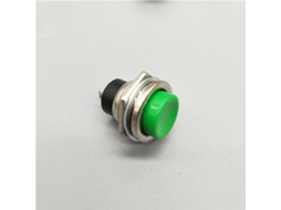 6 Interruptores De Botão Momentâneos Ds 212, 16mm, Verdes, 2 Pinos, 6a 125v