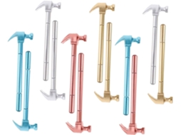 Conjunto De 12 Canetas Rollerball Em Gel Doitool Formato Martelo Com
