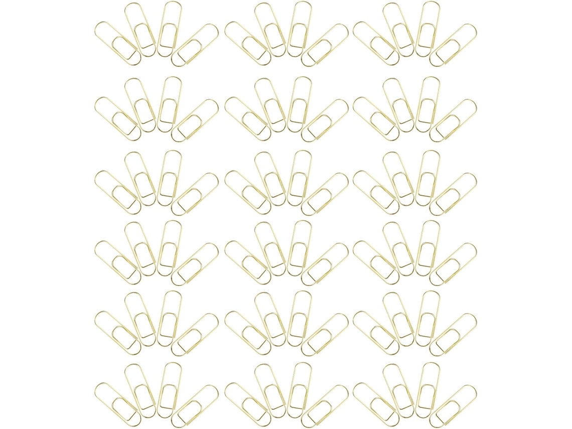 Clipes De Caneta Metal Dourado 1, 5cm, Porta Canetas Portátil Para Cadernos E Agendas, Pacote Com 3 Caixas De 60 Clipes