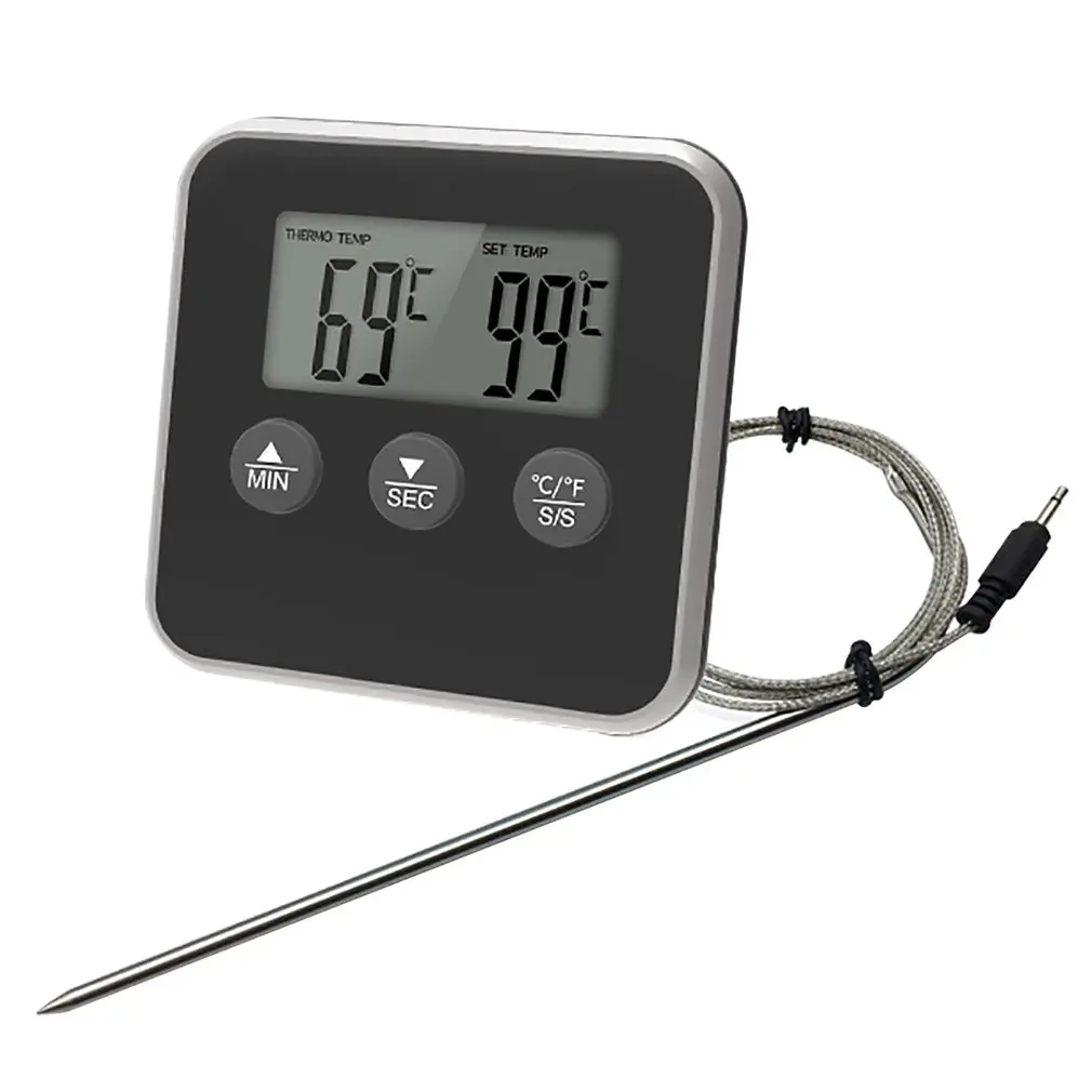 Sonda Eletrônica Digital LCD para Termômetro de Alimentos AQUAFORGE
