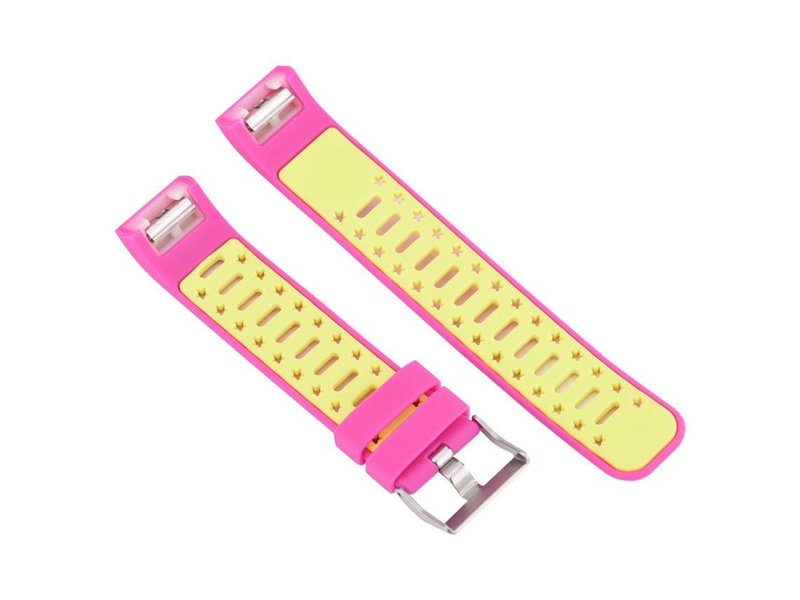 Pulseira de reposição de silicone porosa com estrela de cinco pontas e bússola EOOCOO
