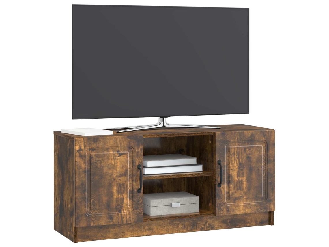 Gabinete para Tv Carvalho Fumado 102 X 34,5 X 47 Cm MAISON EXCLUSIVE