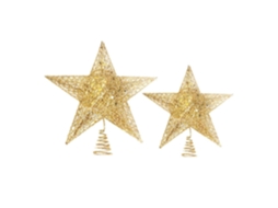 Enfeite De Árvore De Natal Feito Com Estrelas Douradas Para Ocasiões Festivas. Loja Olysi