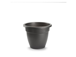Maceta redonda 18 cm antracita