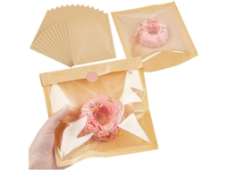 Sacolas de Pão com Janela Termo Selável 18x19cm Nova LINE