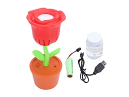 Mali máquina de Bolhas Recarregável para Crianças com Luz Led para Festas Jardim Pátio Brinquedo Exterior