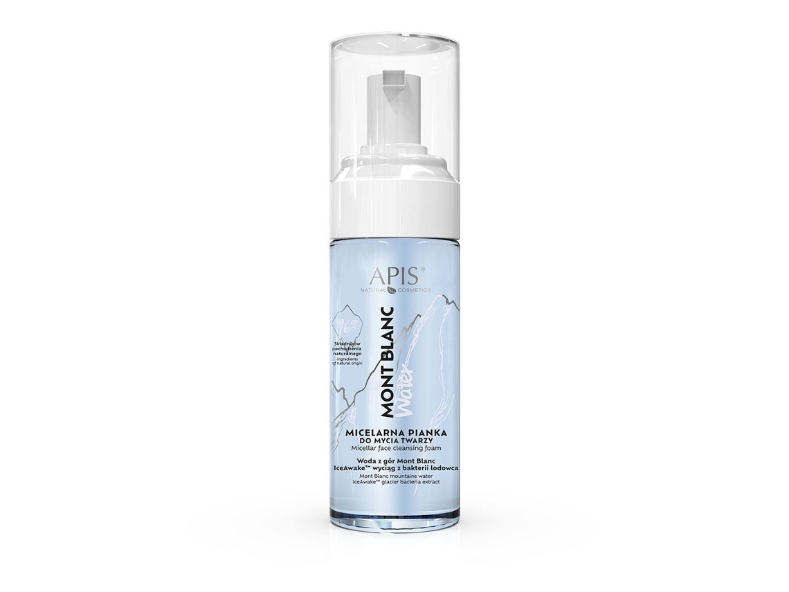 Mont Blanc Gentle Micellar Cleansing Foam By Apis, 150ml Revitalize Deep Cleanse Face Formula