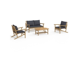 Garden Lounge Set, Garden Lounge Sets Vidaxl Marrom Bambu (n/a)