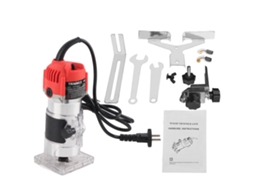 Ferramenta De Router Para Madeira 580w Trimmer Elétrico Manual 30000r/min Conjunto De Ferramentas De Carpintaria