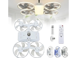 Ventilador De Teto Led Estilo Drone – Iluminação Moderna E Ventilação
