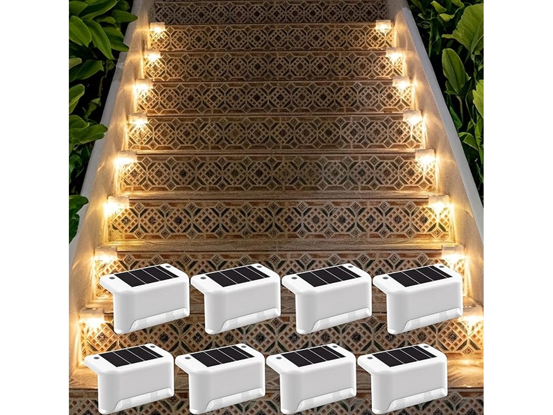 Luz Solar Externa Para Jardim, Luz Solar Externa À Prova Dágua Ip65, Festa Em Terraço, Branco Quente Zeuxo