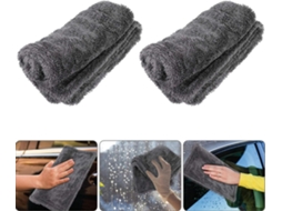 Toalha De Limpeza Em Microfibra, 2 Panos, Alta Absorção, Para Carro