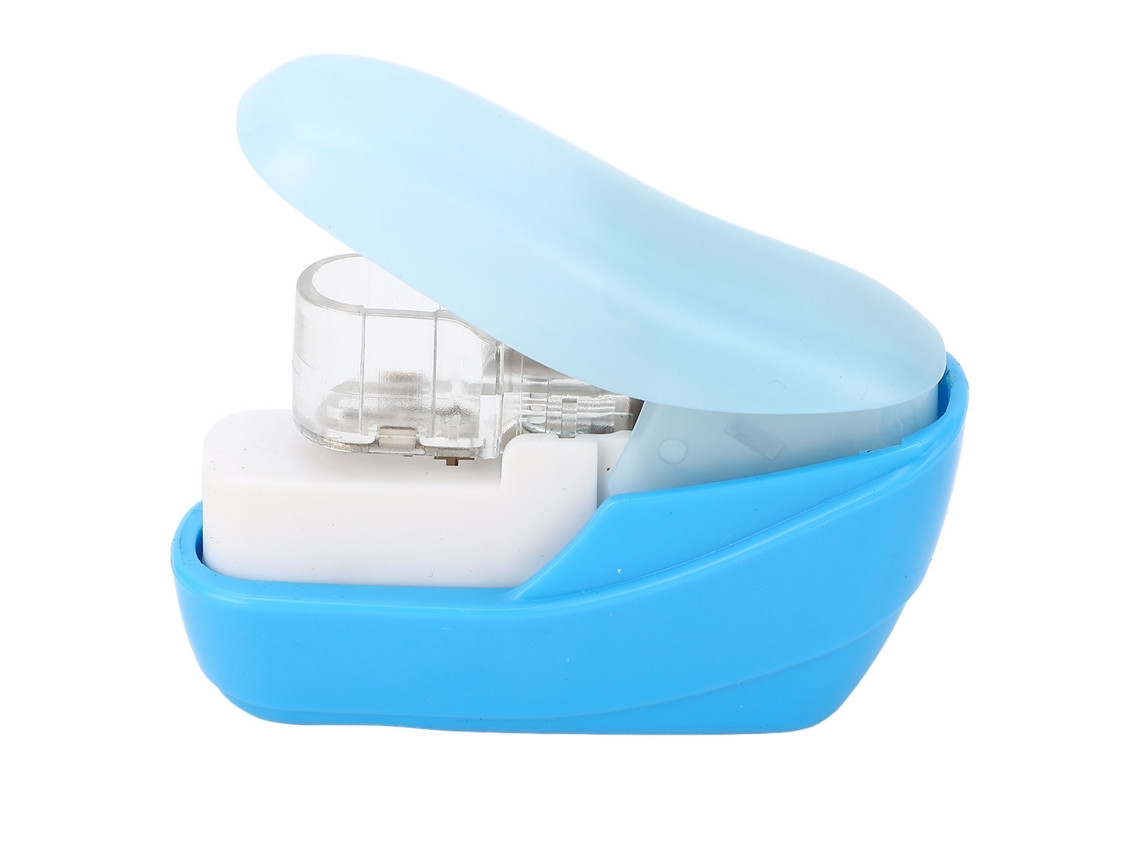 Grapadora Portátil Sem Agulha, Sem Grampos, Para 4 Folhas A4 Por Pressão, Material Escolar E De Escritório.