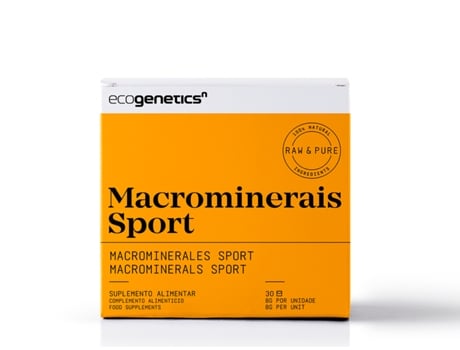 Macrominerais Sport 30 Saq. ECOGENETICSN