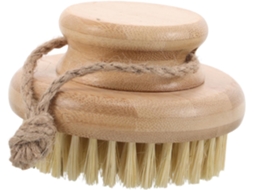 Escova Corporal Esfoliante De Bambu Natural Vicasky, Escova De Costas Antiderrapante Sisal, Remoção Suave De Pele Morta