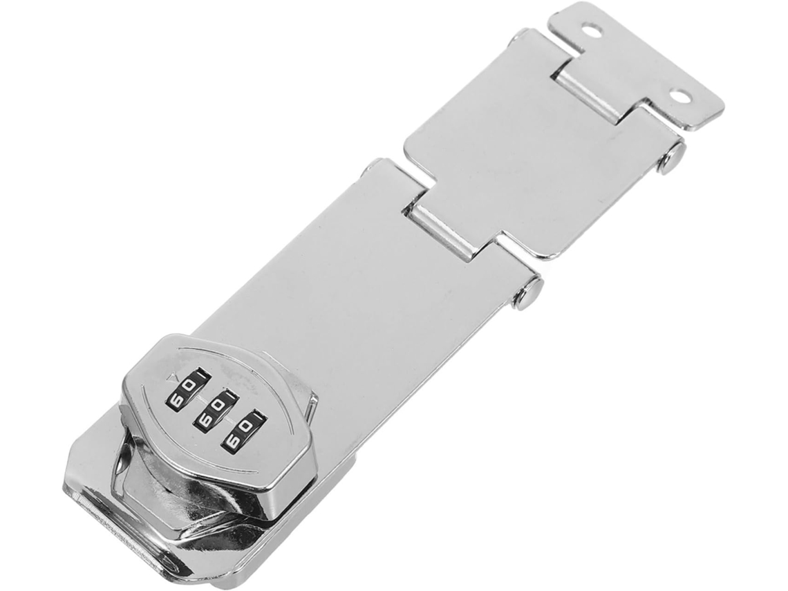 Conjunto De 3 Travas De Segurança Em Abs Branco Para Janelas De Correr