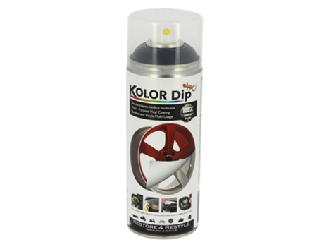 Tinta Plástica Removível para Pintura de Jantes 400Ml KOLOR DIP