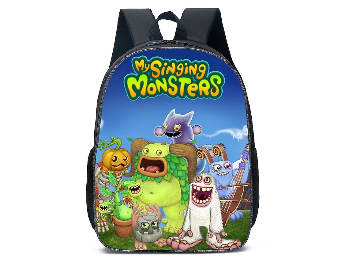 Mochila Escolar Infantil My Singing Monsters, Mochila De Viagem À Prova Dágua Para Meninos E Meninas Slowmoose
