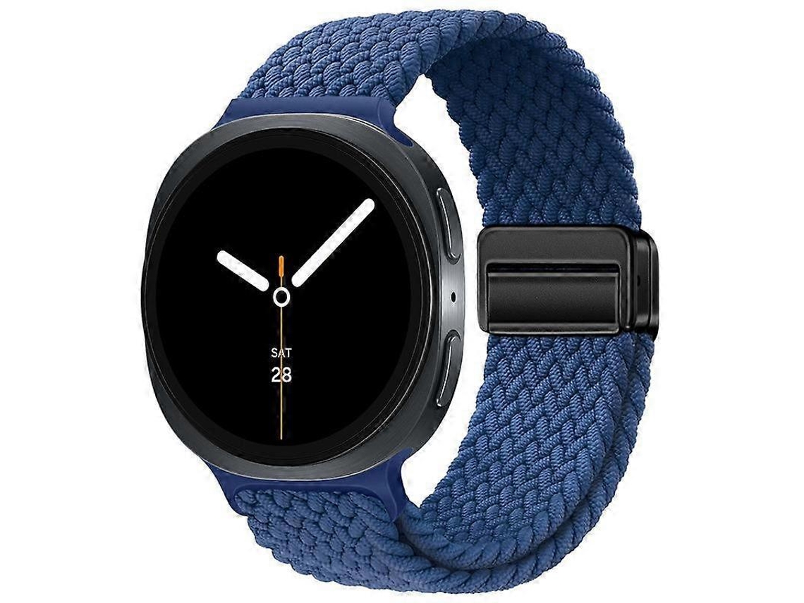 Pulseira De Nylon Trançado Com Fecho Magnético Em Formato De Laço Para Samsung Galaxy Watch8 / Watch8 Classic