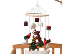 Móbile Musical Para Berço, Decoração De Quarto De Bebê, Festas De Natal |