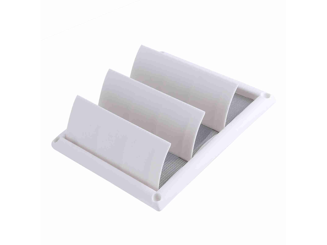 Grade de Ventilação de Parede 20x20cm com Tela Anti inseto Flaps Plástico Durável S/MARCA