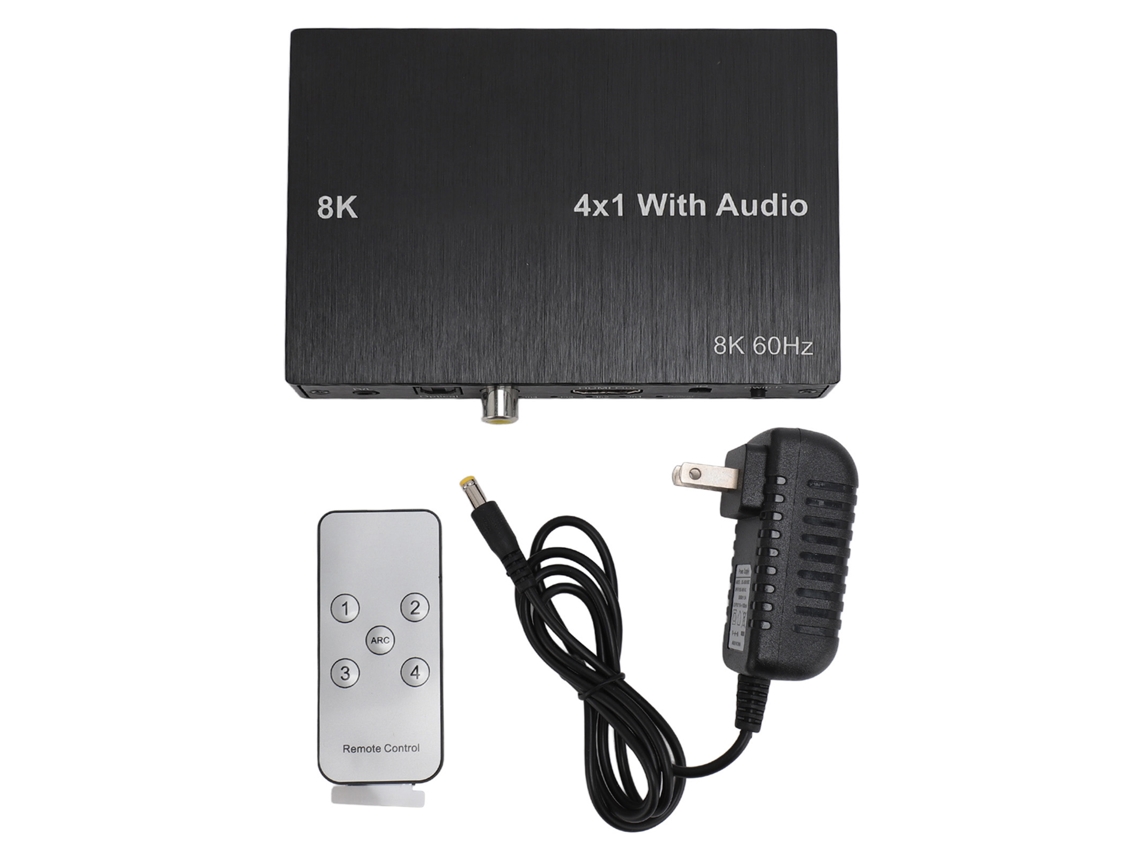 Switch Hdmi EOOCOO (saída 4 em 1, Suporta 8k 60hz)