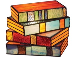 Luminária De Vidro Empilhado – Feita À Mão, Luminária De Cabeceira Vidro Para Decoração Casa, Presentes De Aniversário