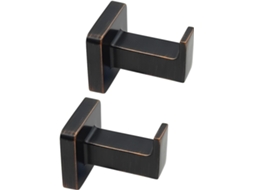 Conjunto De 2 Ganchos Metálicos Para Casacos Em Aço Inoxidável,