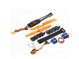 Motor 1000kv + Esc 40a com Conector Xt60 A2212 Motor Brushless + Esc 40a + Servo Sg90 9g + Hélice 8060/6035 para Asa Fixa Rc MDUG