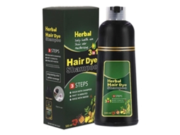 Shampoo Tintura De Cabelo Herbal 500ml Para Homens E Mulheres Com Cor Natural E Nutrição